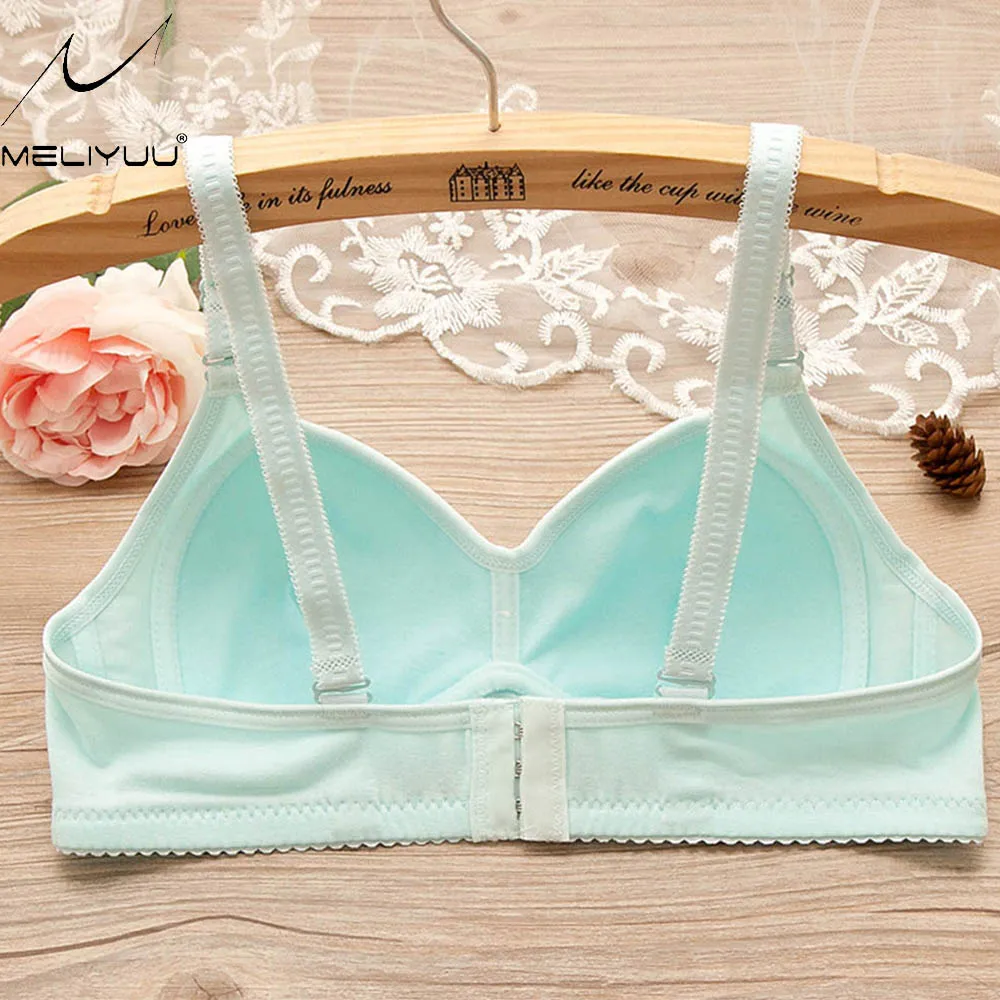 Бюстгальтер без косточек с регулируемыми бретелями однотонный|underwear bra|girls underwear