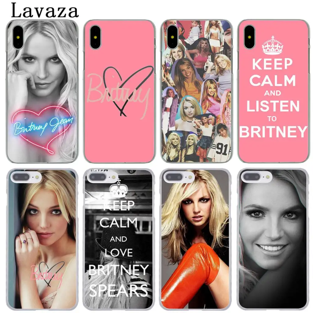 Жесткий чехол Lavaza Britney spares для iPhone XR X 11 Pro XS Max 7 8 6S 5 5S SE 4S 4 10