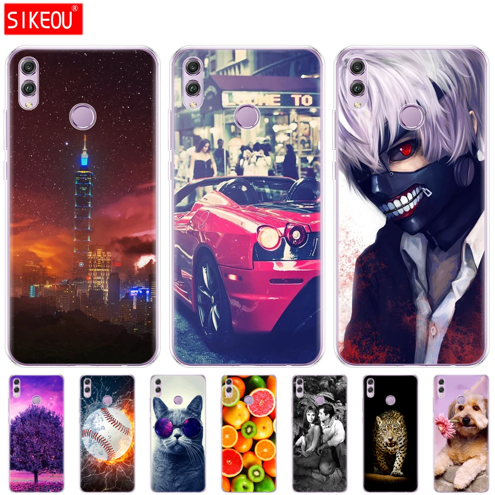 silicone case for huawei honor 8x Case 6.5 inch phone Soft TPU Back Cover Protect Coque bag transparent |