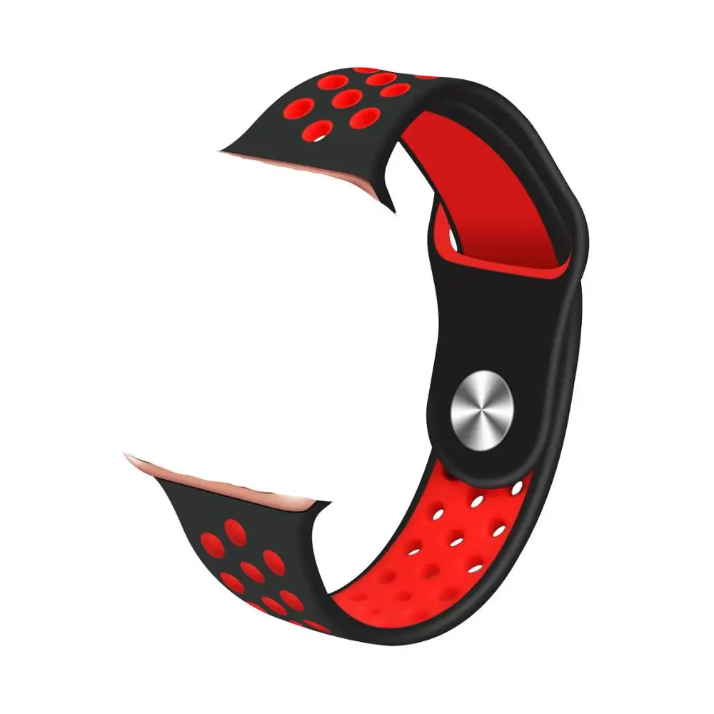 black red strap IWO 8 Bluetooth умные часы спортивные Шагомер информация советы вызова IWO8 SmartWatch для Apple IPhone Xiaomi Android смартфон 8 - Цвет: black red strap