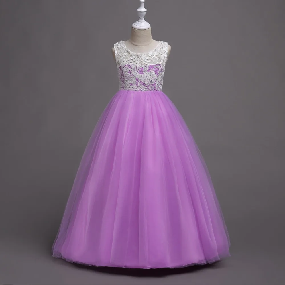 Детская одежда для церемоний длинные наряды принцессы конкурса выпускного