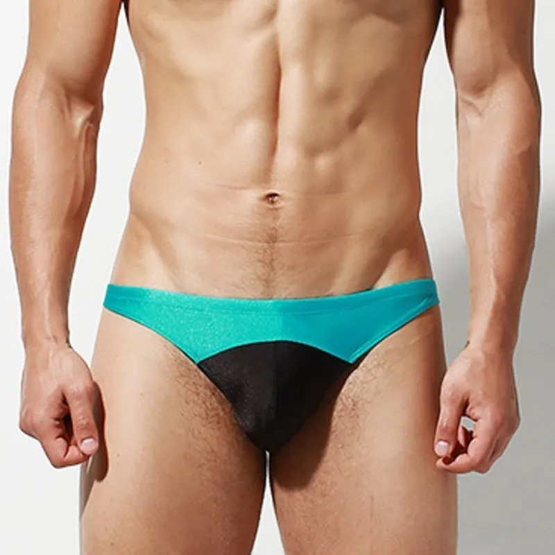 Black Bulge Сексуальный бикини, купальный костюм, Мужская одежда для плавания, гей, мужские плавки, пуш-ап, купальный костюм, Шорты для плавания, низкая талия, спортивная одежда для серфинга - Цвет: Black Bulge
