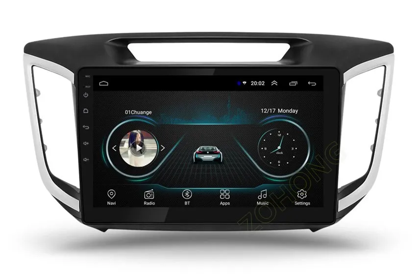 DSP 36EQ 4G 2.5D 10,2 дюймов Android9.0 автомобильный DVD мультимедийный плеер для hyundai Creta IX25 Авторадио автомобильный gps навигатор стерео радио