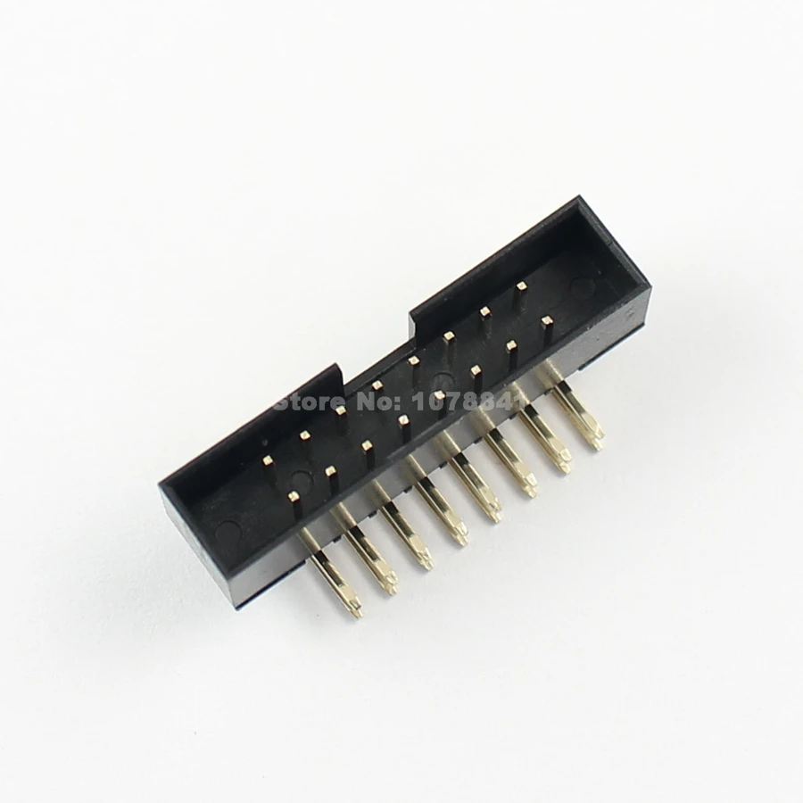10 шт 2 мм 2x8Pin 16 Pin правый угол &quotпапа&quot в кожух IDC разъем заголовки коробки|connector
