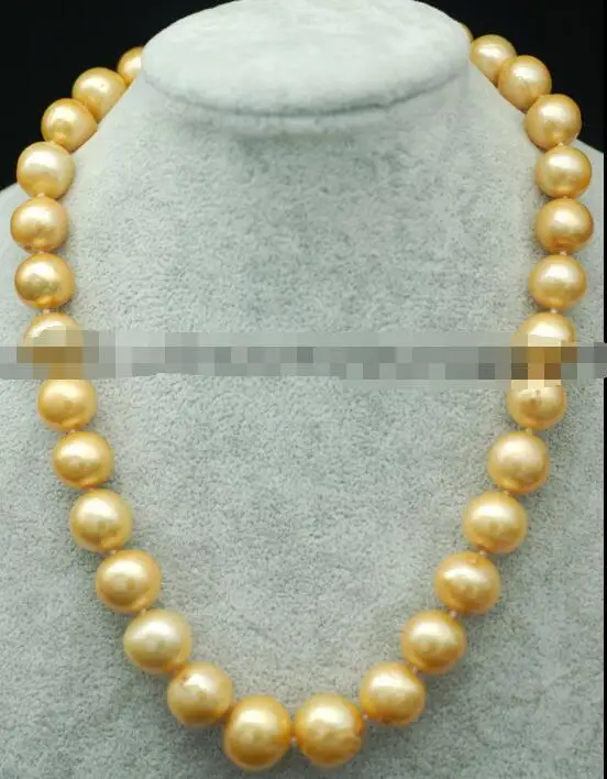 Красивый реборн из пресноводного жемчуга желтый Кеши около круглой формы 12 14 мм