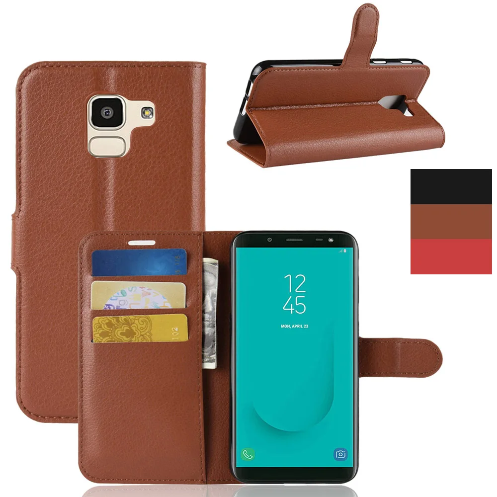 Роскошный кожаный бумажник флип чехол с держатель для карт Слот Kickstand Обложка