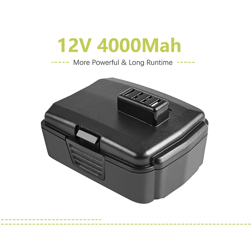 BATTOOL 1 шт. 2000 мАч перезаряжаемая сменная батарея 12 В для Ryobi BPL-1220 CB120L 130503001 130503005 |