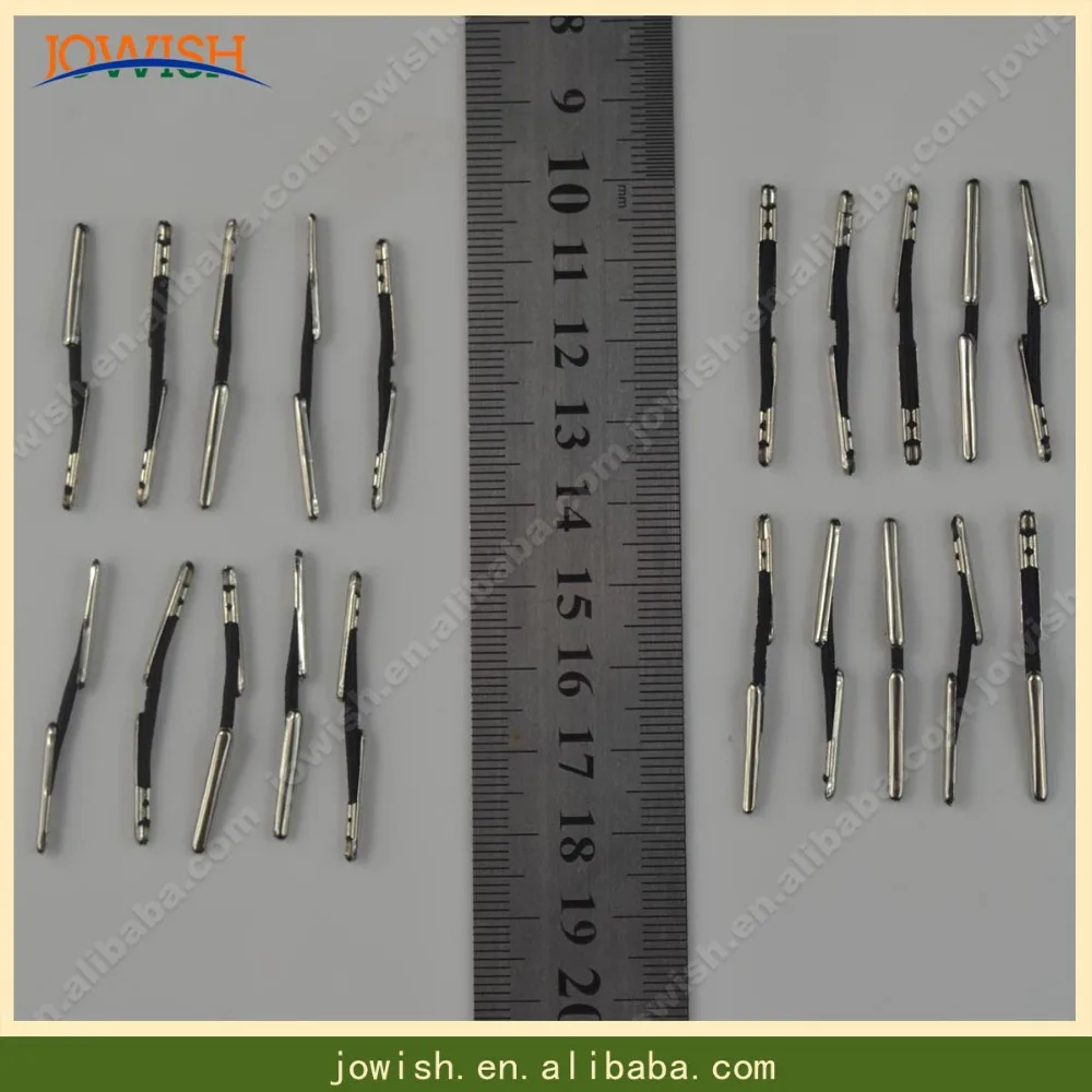 500 шт./лот 1 5 мм черный/белый эластичный шнур с металлическими наконечниками на