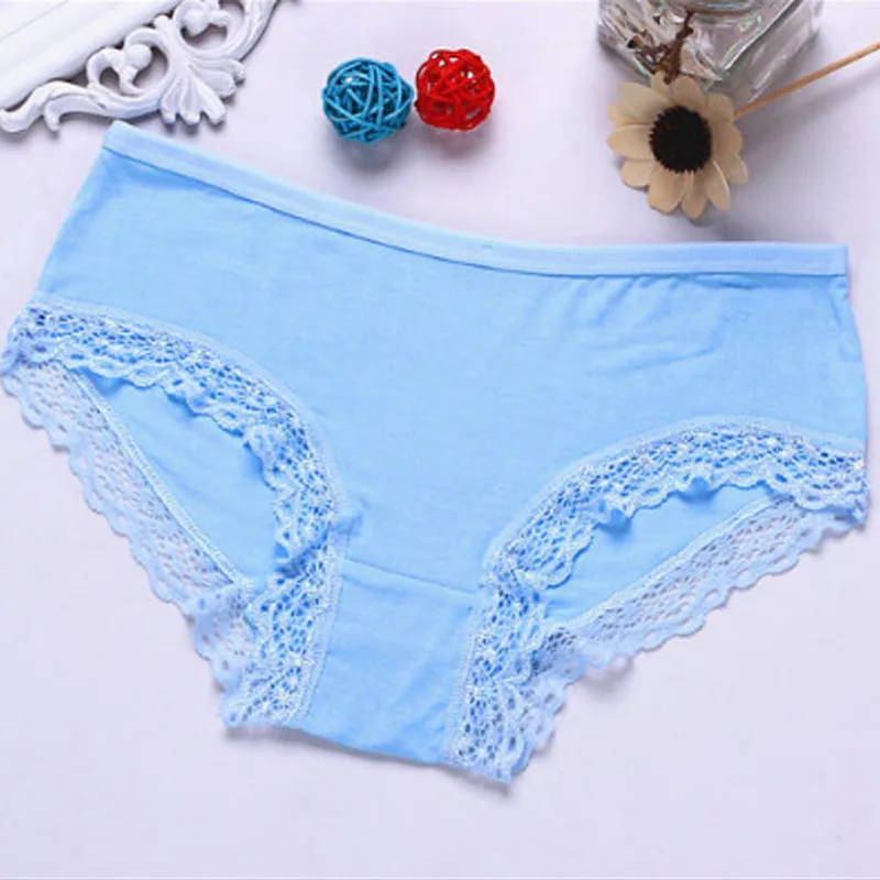 Женские трусы с низкой талией Slimgirl удобные Однотонные из модала нижнее белье 4