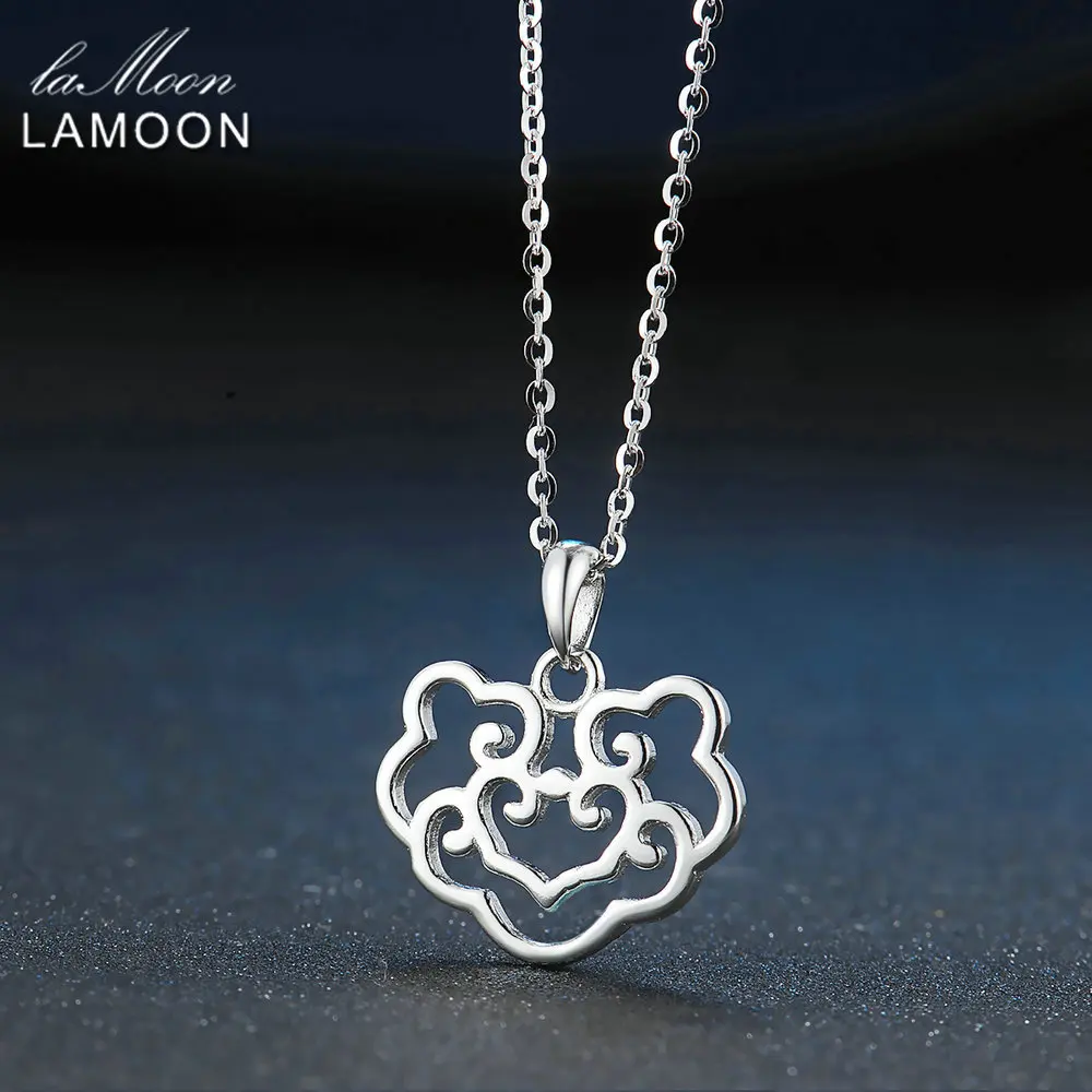 Ламон 2017 Новый китайский стиль полый счастливый желаемый безопасный замок кулон