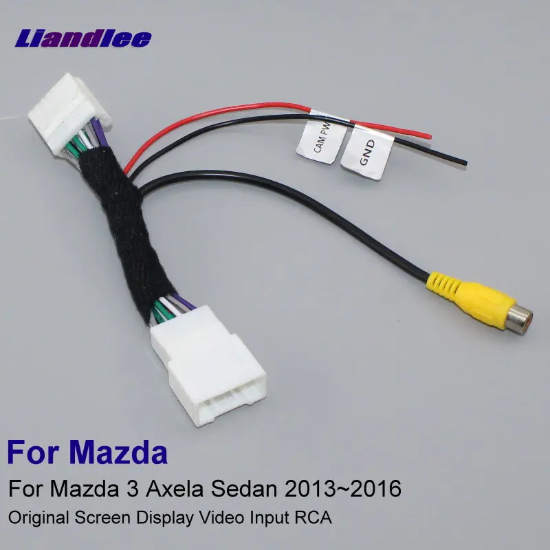 Liandlee 12 контактов RCA адаптер Соединительный провод кабель для Mazda 3 Mazda3 Axela Sedan 2013-2016