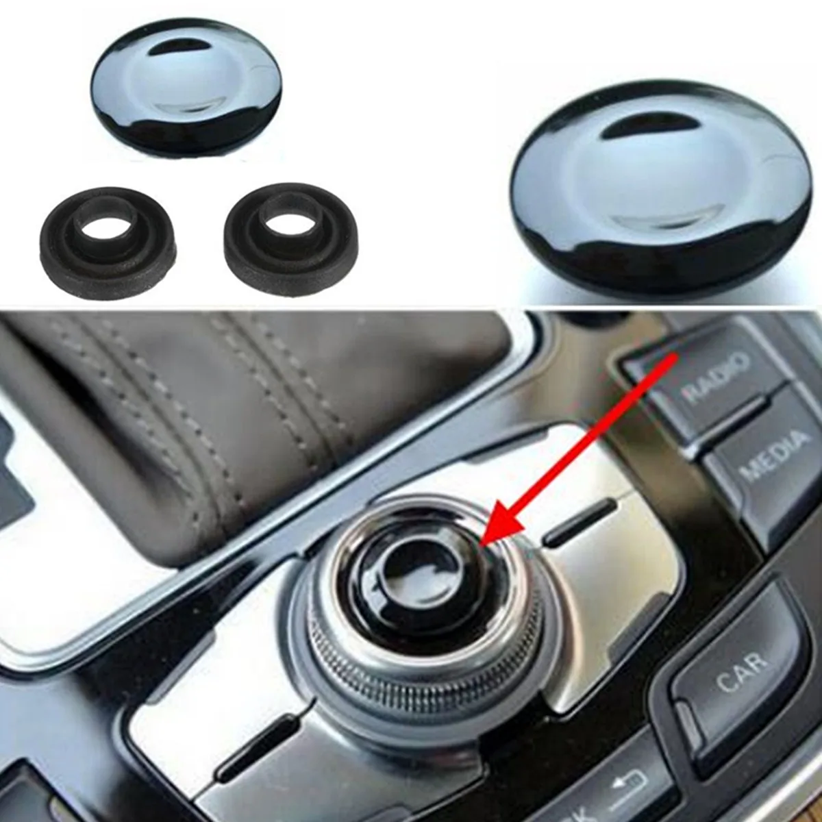 Ручка MMI, Кнопка джойстика, крышка крышки 8K0998068 8K0998068A для Audi A4 A5 A6 Q5 Q7 S5 S6 S8 Cabriolet Avant Sedan