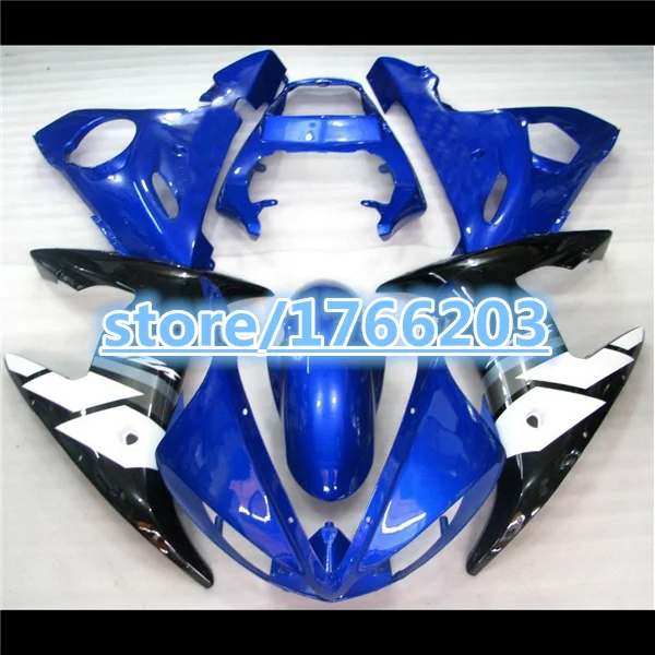 

Синий/черный комплект обтекателей для YZF R6 2003 2004 2005 YZF-R6 03 04 05 YZFR6 600 03-05 корпус BBF