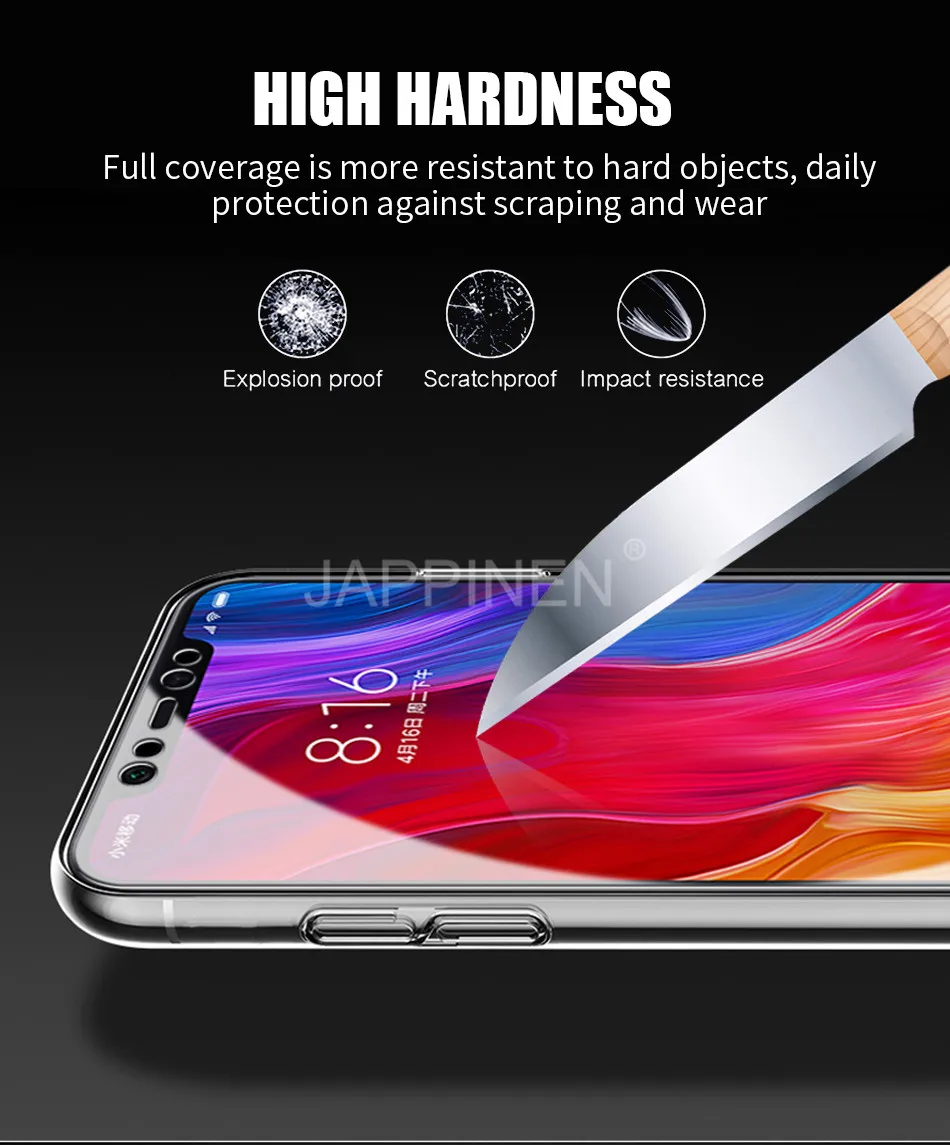 6D полное покрытие из закаленного стекла для Xiaomi mi Red mi Note 5 6 7 K20 Pro A2 Lite A3 Pocophone F1 9 8 SE 9T полная клеевая защита экрана