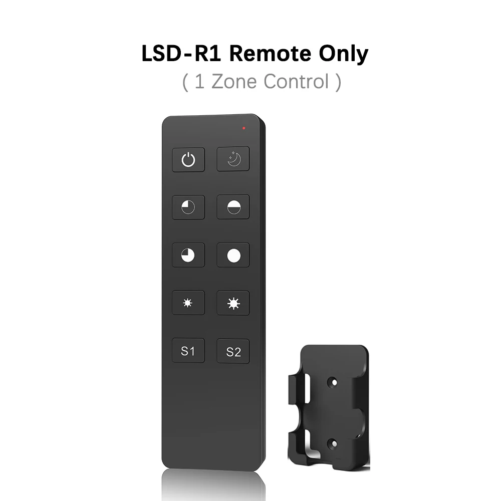LSD-R1 Remote Only Диммер СВЕТОДИОДНЫЙ 220 в 230 В 110 В AC Triac беспроводной Wifi РЧ с регулируемой яркостью кнопочный переключатель с 2,4G дистанционным диммером переключатель на din-рейке светодиодный лампочка - Цвет: LSD-R1 Remote Only