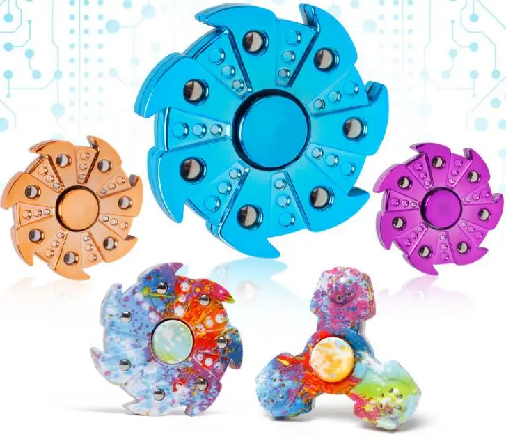 Fidget Spinner Новейший цветной ручной Спиннер Figet Spiner Gyro для взрослых снятие стресса