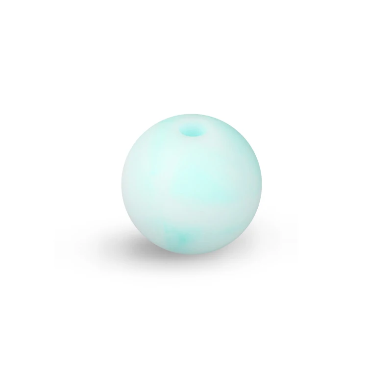 L Green Marble KEEP& GROW 10 шт Круглые Силиконовые бусы 12 мм Детские DIY бусы-грызунки соска цепочка браслет украшения Прорезыватель для зубов аксессуары - Цвет: L Green Marble