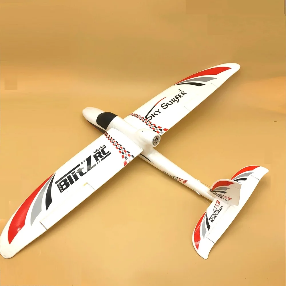 850 мм wingspan Sky Surfer propeller RC trainer airplane Бесплатная доставка|Радиоуправляемые самолеты| |