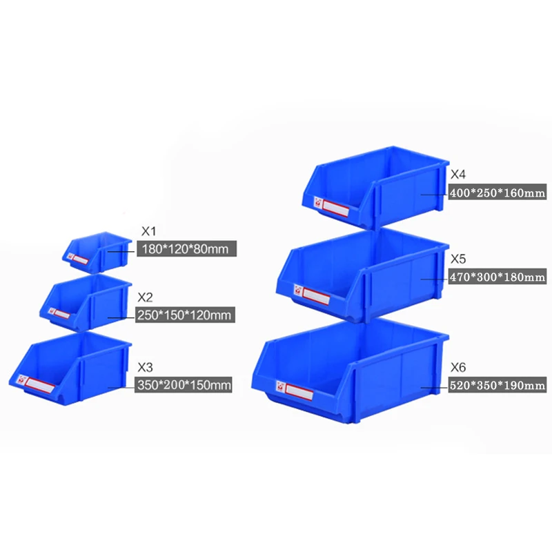 Пластиковый ящик для хранения 1 шт. коробка электронной коммерции склада гаража