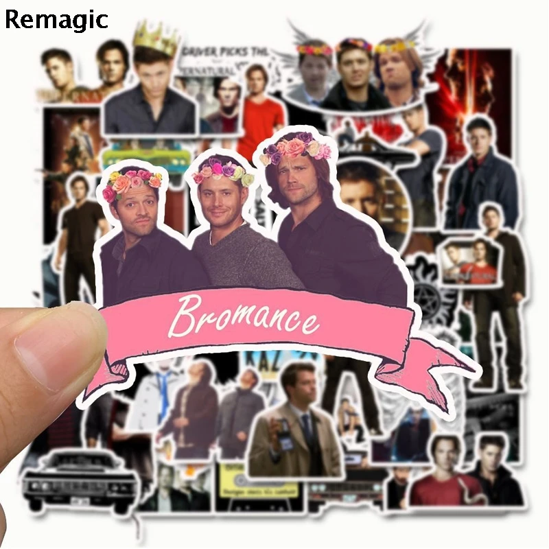 50 шт. Сверхъестественное SPN 90s письмо аниме Винтаж Пастер подарок косплей забавные наклейки Скрапбукинг diy стикеры телефон ноутбук Водонепроницаемый
