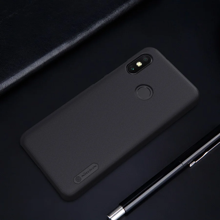 Redmi 6 pro чехол Nillkin 5,84 ''матовая жесткая задняя крышка из ПК с подарочным держателем для телефона для xiaomi redmi 6 pro Чехол для mi a2 lite