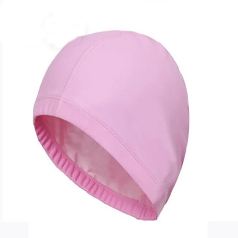 Light pink Lurehooker эластичная Водонепроницаемая полиуретановая ткань, защищающая уши, длинные волосы, спортивная шапка для плавания в бассейне, шапочка для плавания, свободный размер для мужчин и женщин, для взрослых - Цвет: Light pink