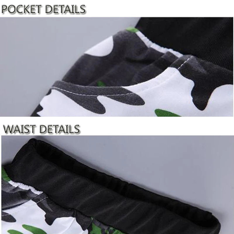 Детская верхняя одежда для мальчиков детские комплекты летняя футболка + Штаны 2