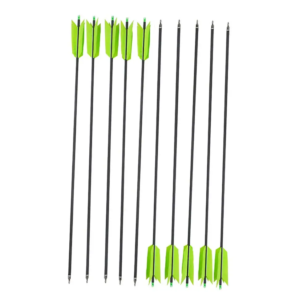 PG1ARCHERY стрельба из лука 30 дюймов грипп стрелы для охоты углеродные позвоночника 400