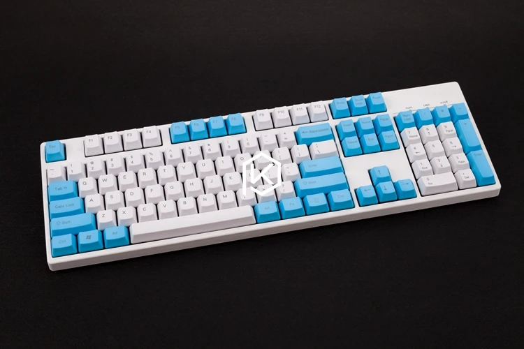 Pbt Передняя печатная PBT Keycaps oem профиль лазерная гравировка Передняя печатная Легенда Топ Печатный белый серый черный красный синий красный розовый