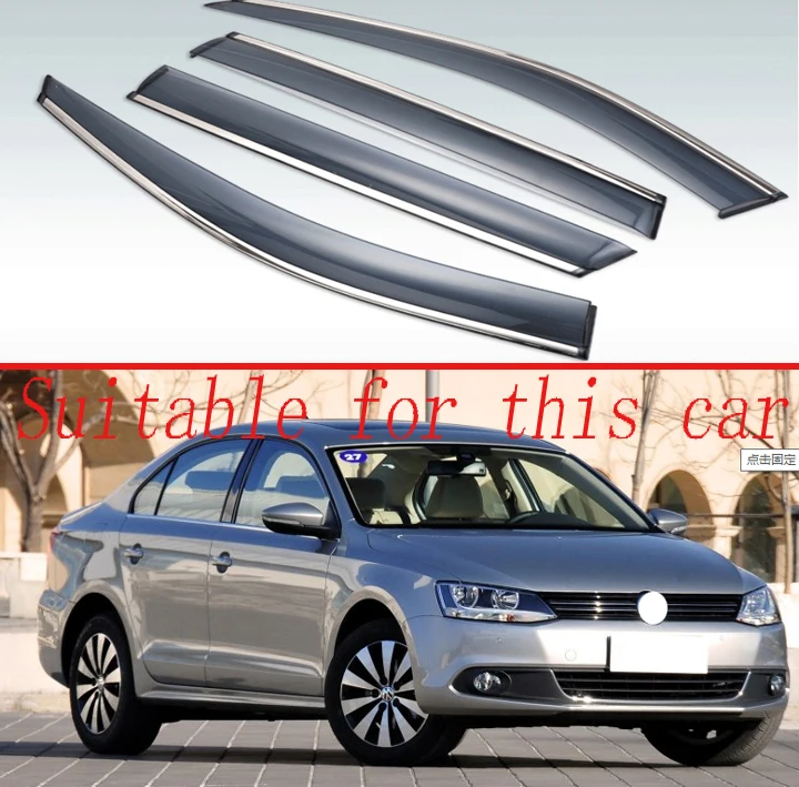 4 шт. пластиковый Наружный козырек для VW Jetta MK5 VENTO BORA 2009 2010 2011 2012|Навесы и укрытия| |
