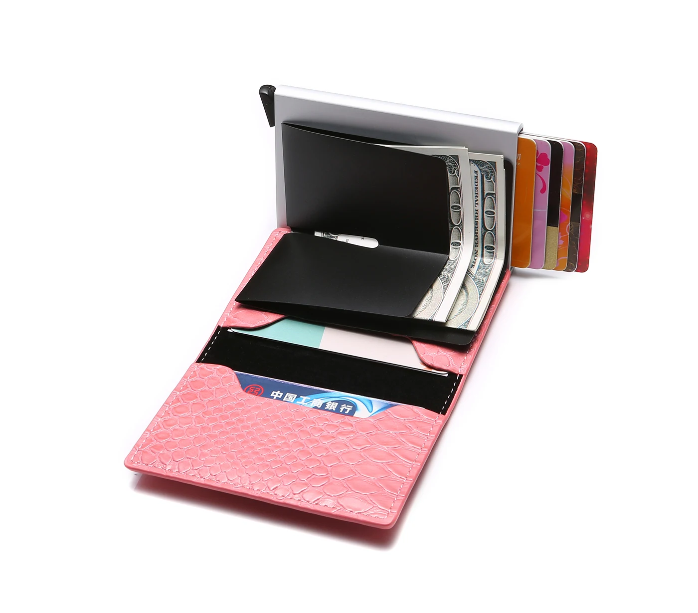 ZOVYVOL, новинка, RFID ID держатель для карт, бизнес держатель для карт, карта из искусственной кожи, высокое качество, чемодан, кошелек для карт, алюминиевая коробка, тонкий мини