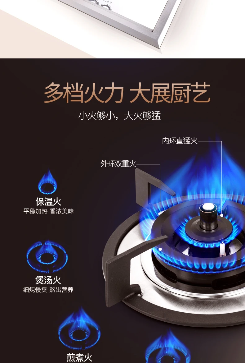 Yichen Германия Невидимый сжиженный газ Встраиваемая огнеупорная плита время бытовой природный газ печи двойная печь кухонные Топы