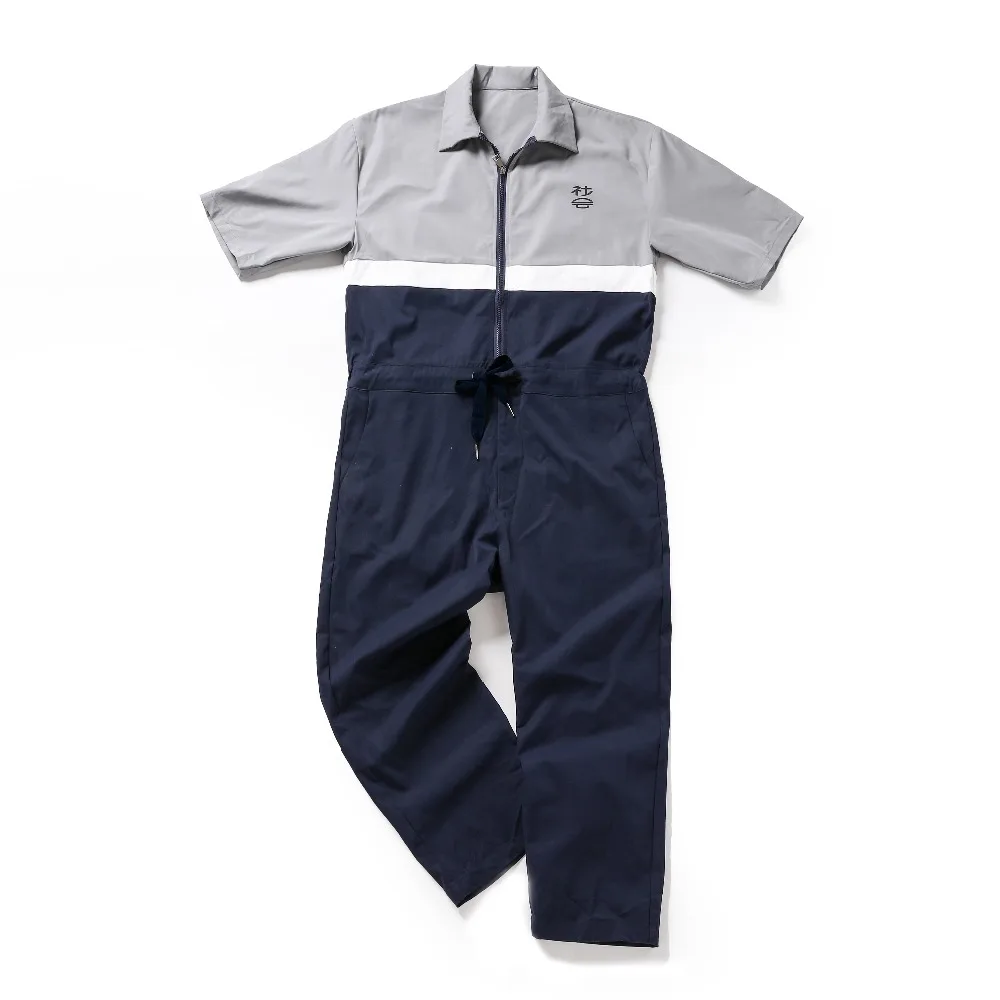 Японский ретро стиль оснастки весна и осень пара комбинезон BF Свободные