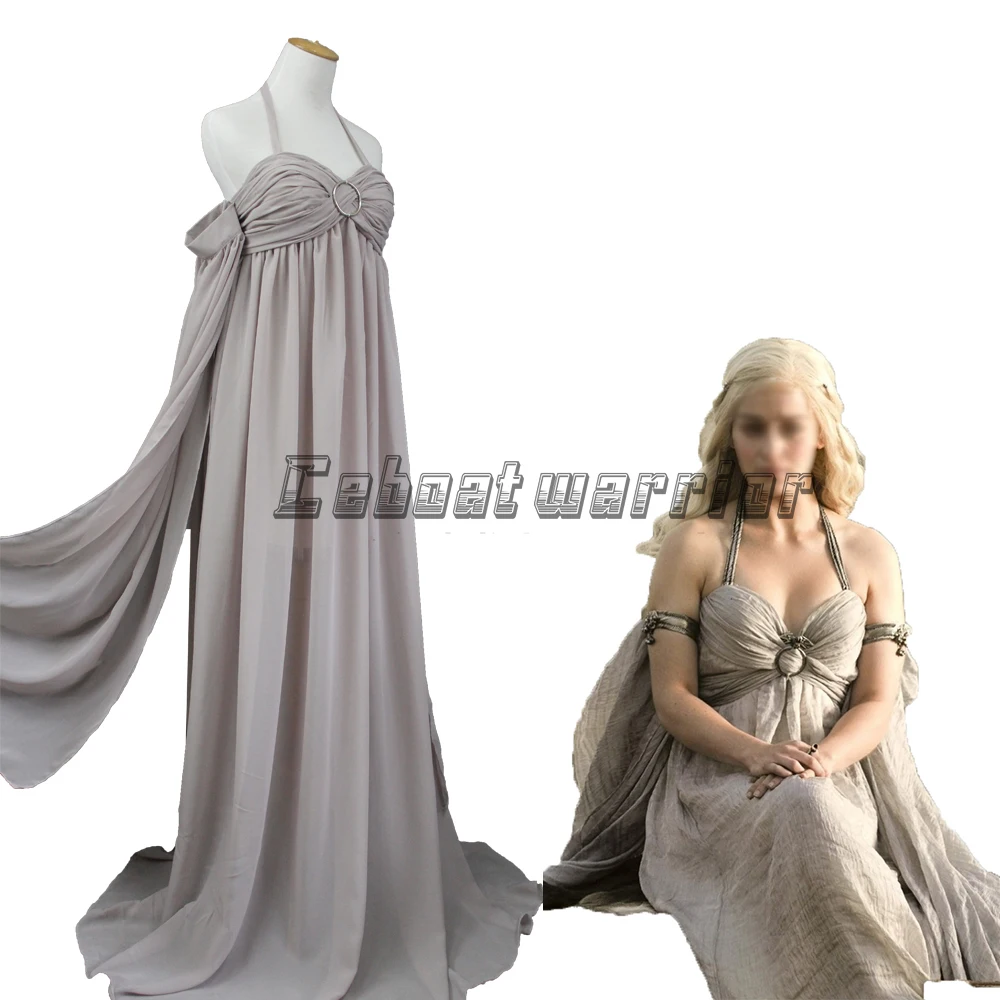 Дейенерис Таргариен костюм Песнь Льда и Огня Игра престолов Хэллоуин длинные