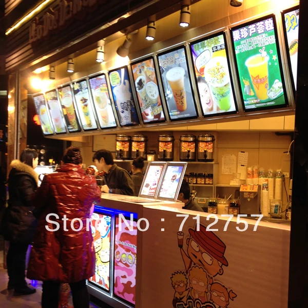 Акриловая Светодиодная панель меню для ресторана | Освещение