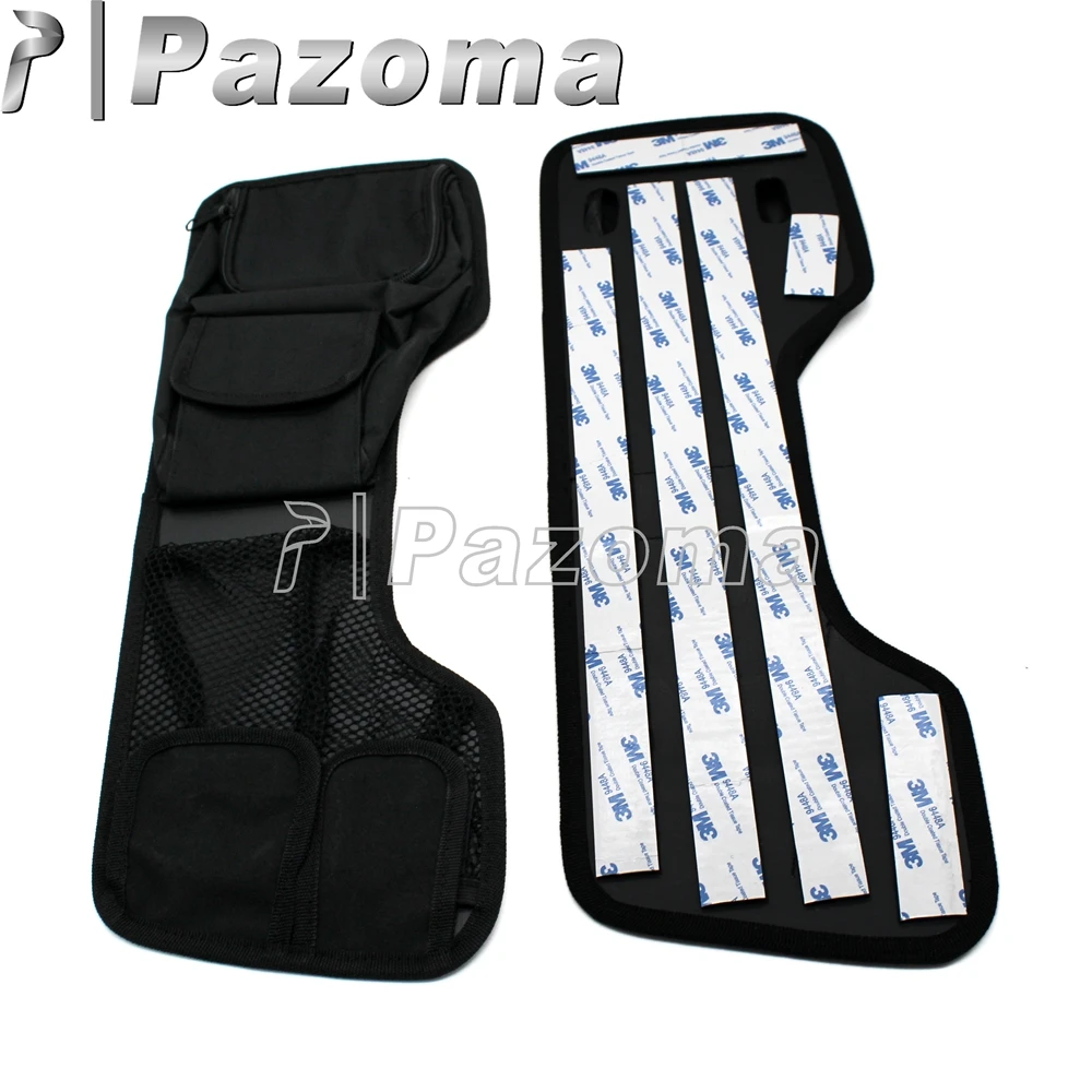 Запчасти для мотоциклов черная Жесткая Сумка седла органайзер левый и правый