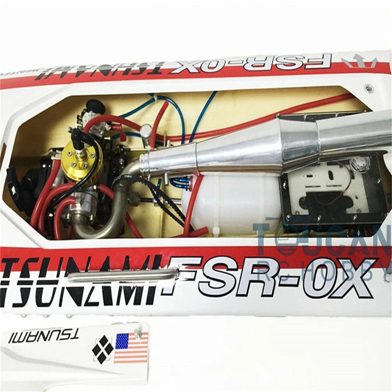 DT125 ARTR 49 &quot30CC бензин стекловолокно RC гоночная лодка Глубокий V Monohull TH02677|racing boat|rc