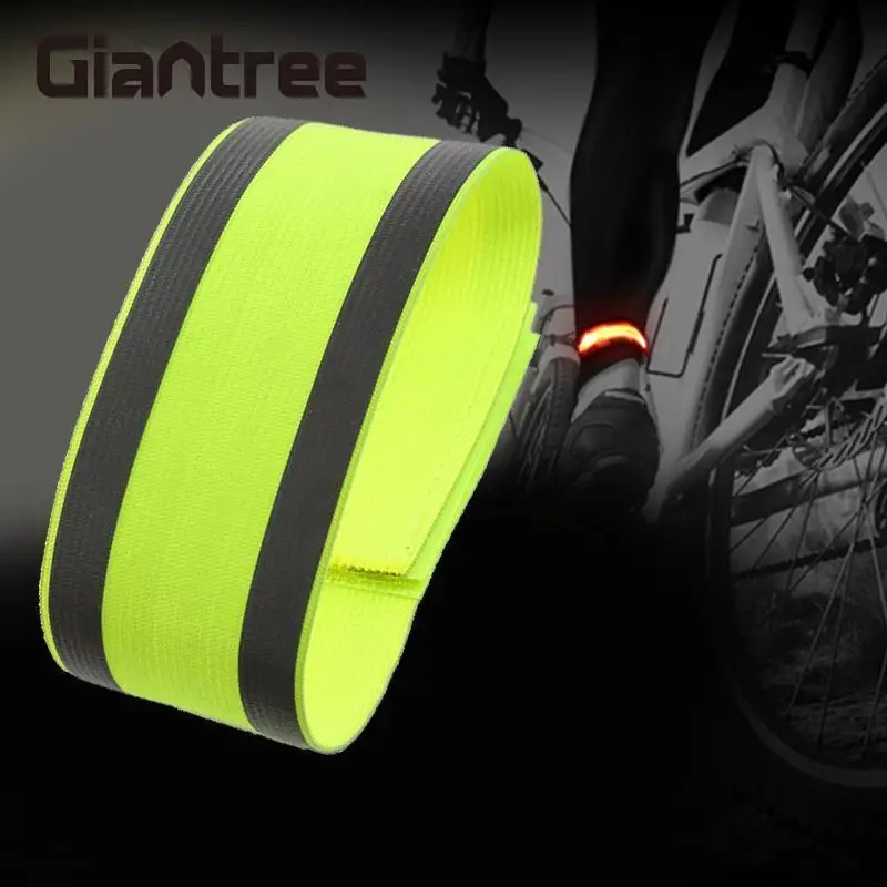 Giantree Спорт на открытом воздухе велосипед ночной бег велосипед безопасности отражательная полоса на руку ремень светоотражающий материал ремень