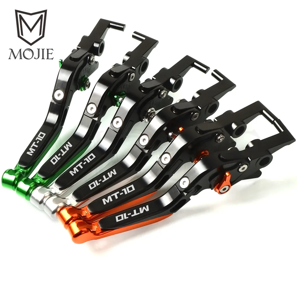 For Yamaha MT-10 MT10 MT 10 2016-2018 2017 CNC Aluminum Motorcycle Folding Extendable Adjustable Brake Clutch Levers Set | Автомобили и