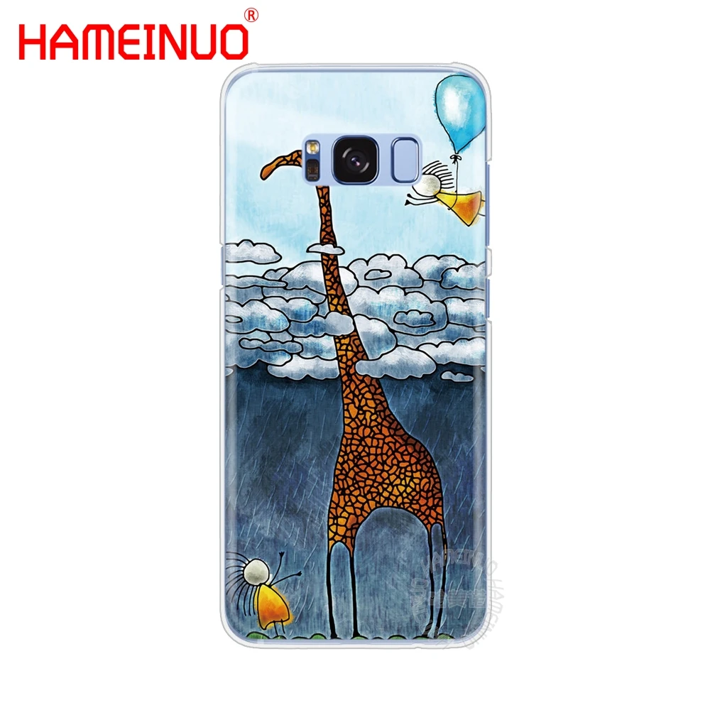 HAMEINUO Жирафы милые животные сотовый телефон чехол для Samsung Galaxy S9 S7 edge PLUS S8 S6 S5 S4 S3 MINI