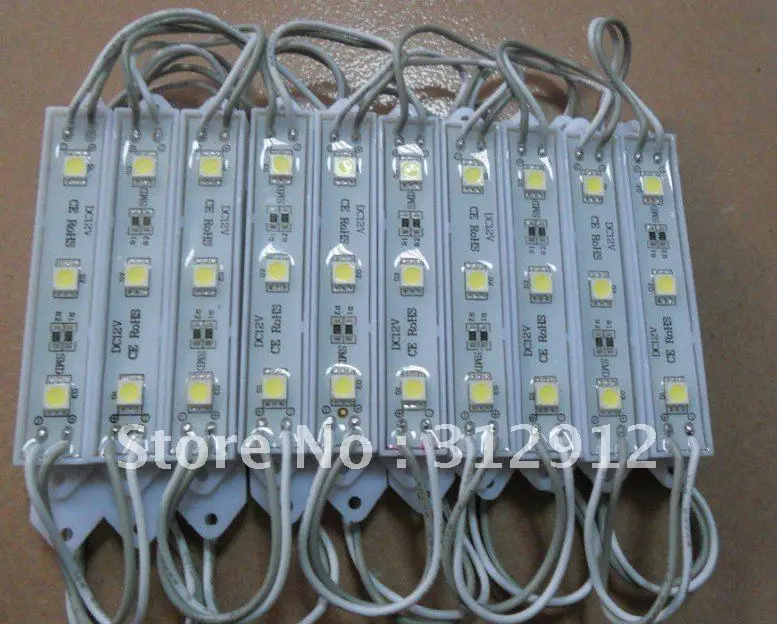 3 шт. 5050 smd светодиодный модуль Белый цвет | Лампы и освещение