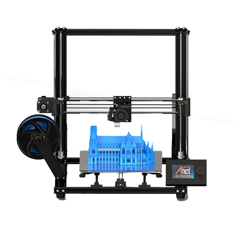 3d принтер 11," x 11,8" x 13," Pro печать большого размера полноцветный DIY Собранный сопло Тепловая кровать