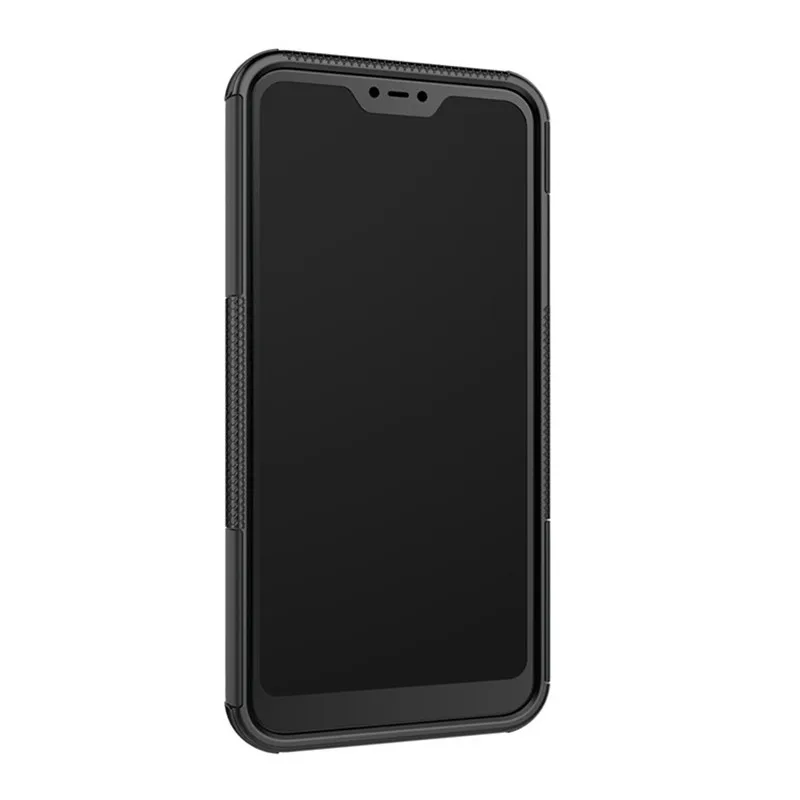 Чехол для Xiaomi Redmi 6 Pro Гибридный ТПУ + ПК армированный жесткий силиконовый чехол