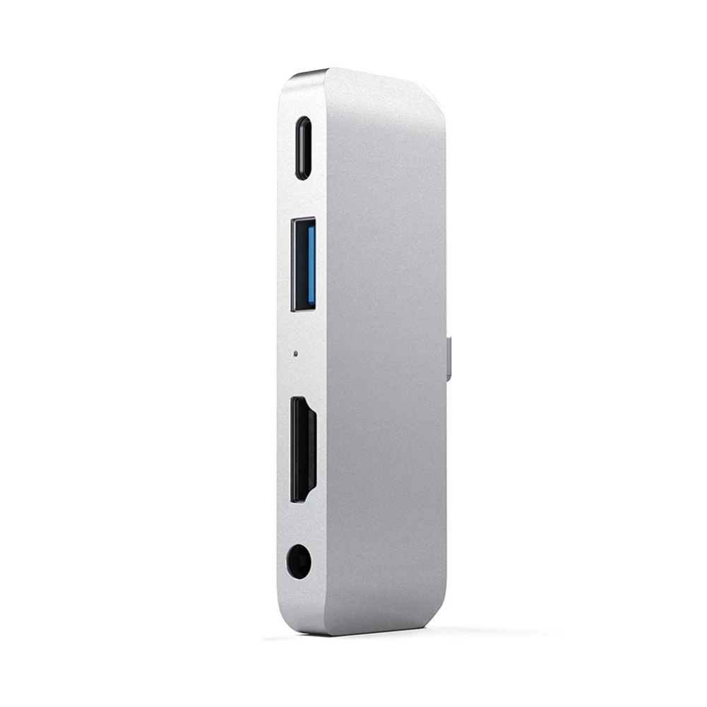 Type-C мобильный Pro концентратор адаптер USB 3,1 для USB-C зарядка PD 4K HDMI USB 3,0 и 3,5 мм разъем для наушников для huawei для iPad Pro