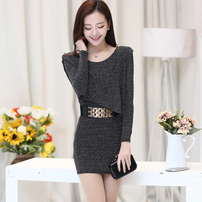 Осенне зимний Новый профессиональный костюм OL Женский комплект облегающее