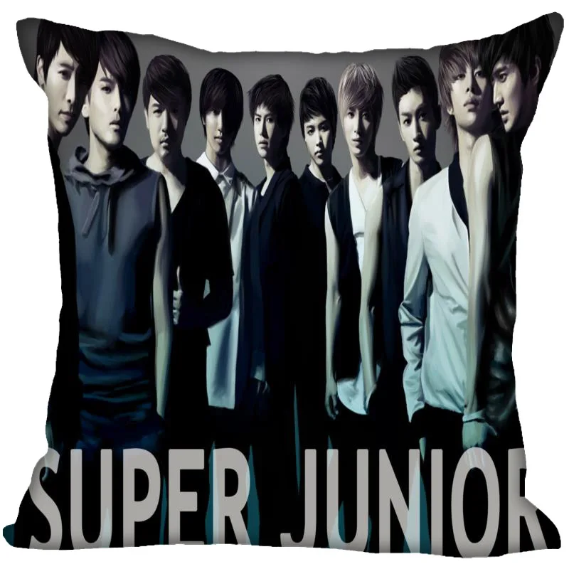 Высокое качество пользовательских Super junior наволочка подушки квадратном каблуке