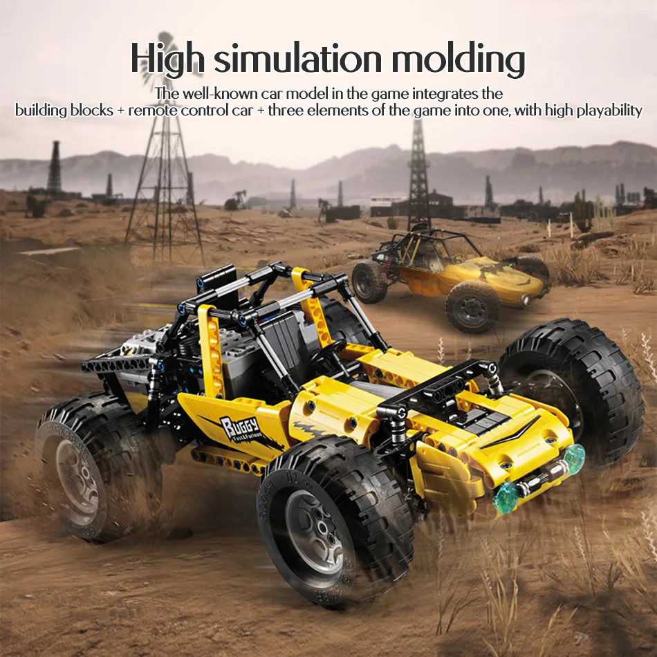 522 шт 2,4 Ghz город RC вездеход внедорожные скалолазание машины кирпичи техника дистанционного управления гоночные строительные блоки