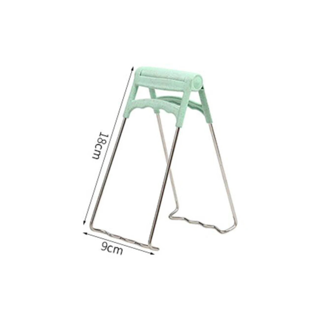 1PC Foldable Stainless Steel Hot Bowl Clip Pot Dish Holder Steamer Heat Insulation Plate Tong Anti-Hot Clamp Gripper 100gA | Дом и сад