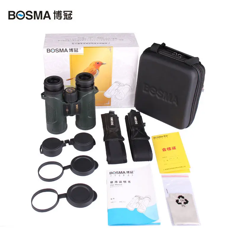 BOSMA фирменный военный HD 8X42 10X42 Бинокль Профессиональный охотничий телескоп зум