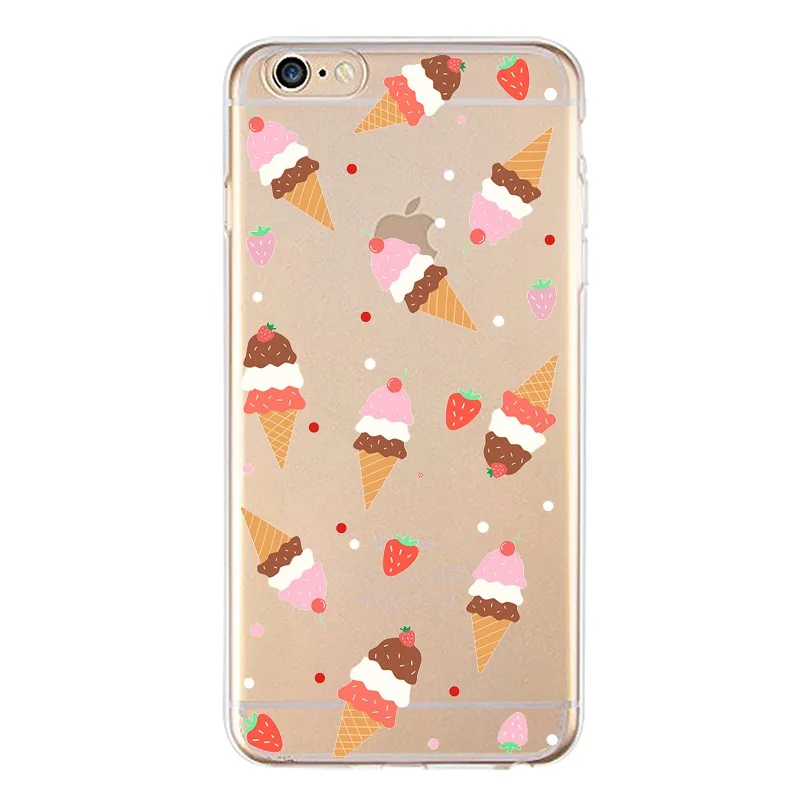 Мягкий прозрачный чехол для iPhone 4/4S 5 5S 6 6plus 7 8 plus силиконовый x бесплатная доставка